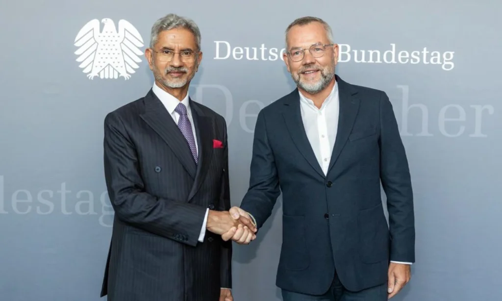 Stärkung der Beziehungen zwischen Indien und Deutschland Jaishankars Gespräch mit dem Vorsitzenden des deutschen Auswärtigen Ausschusses