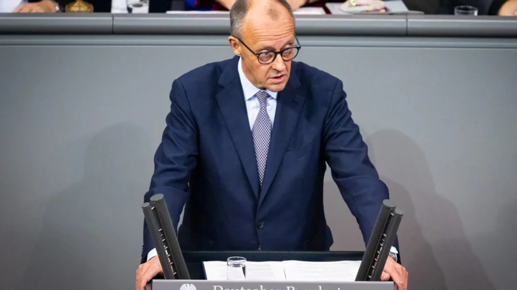 Deutschlands Merz fordert mutigen Wandel für Frieden und Wohlstand